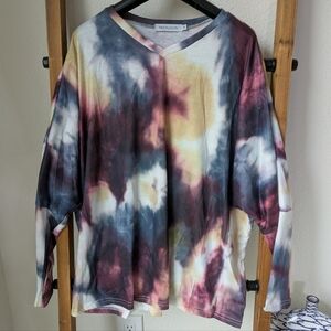 Misslook Women's Tie-Dye Women's Top - Multicolor